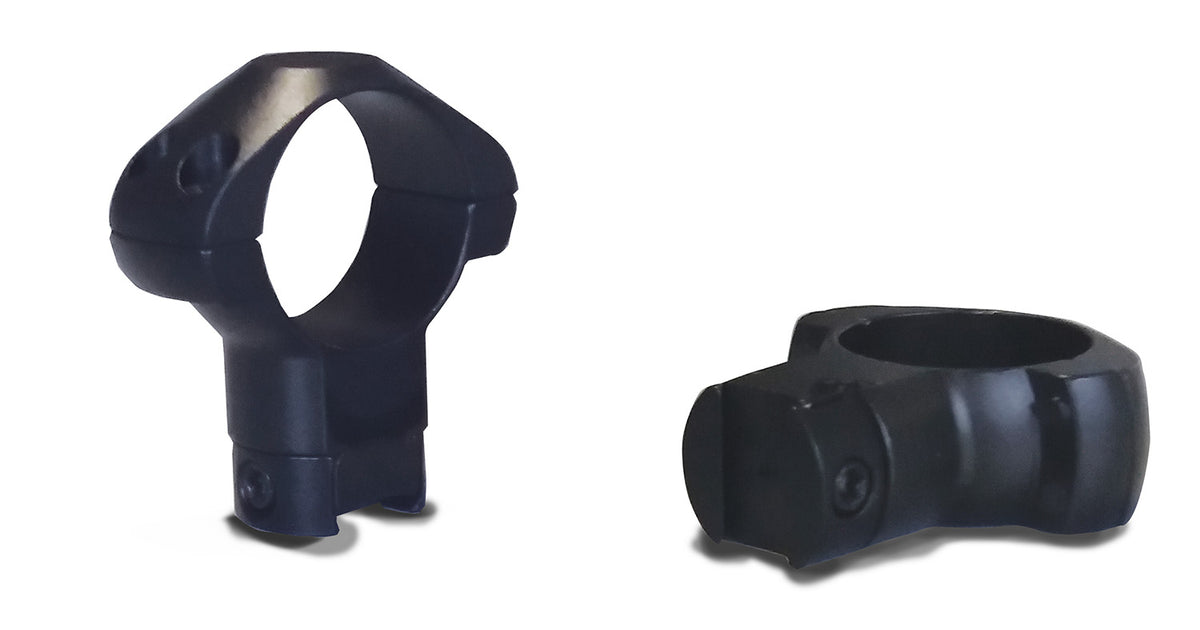 Konus 7415 1-Inch High Steel Scope Rings Black 3/8" Dovetail Grooved Receiver .22 Airgun 0 MOA
