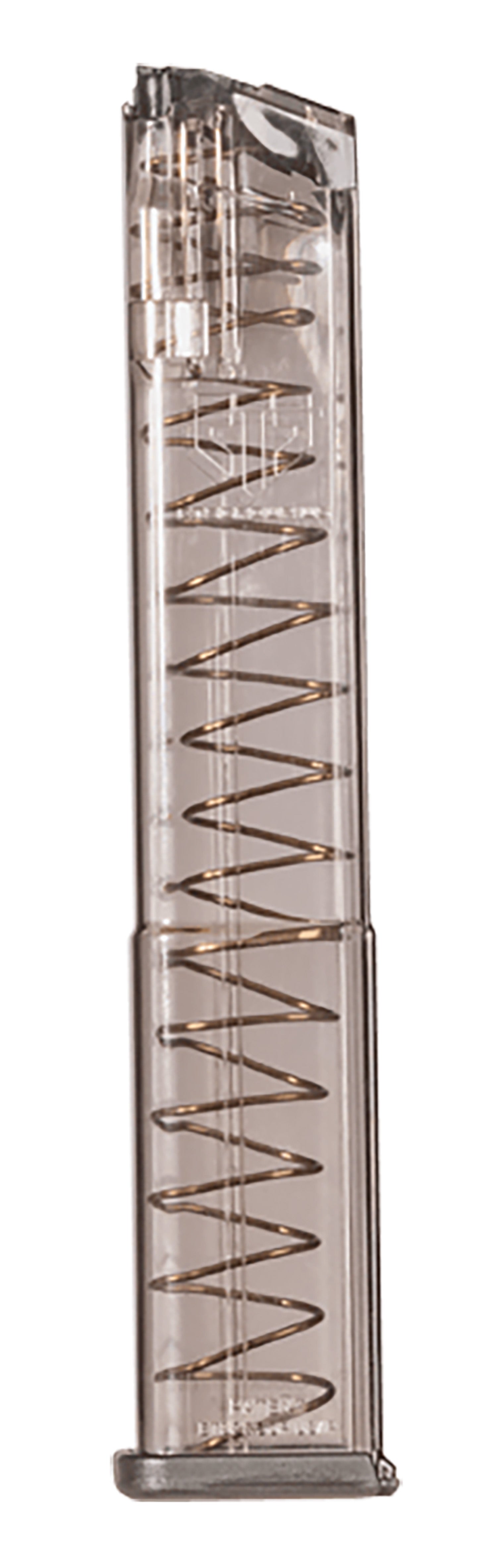 ETS Group 31rd 9mm Luger Smoke Polymer Pistol Mag for Glock 18