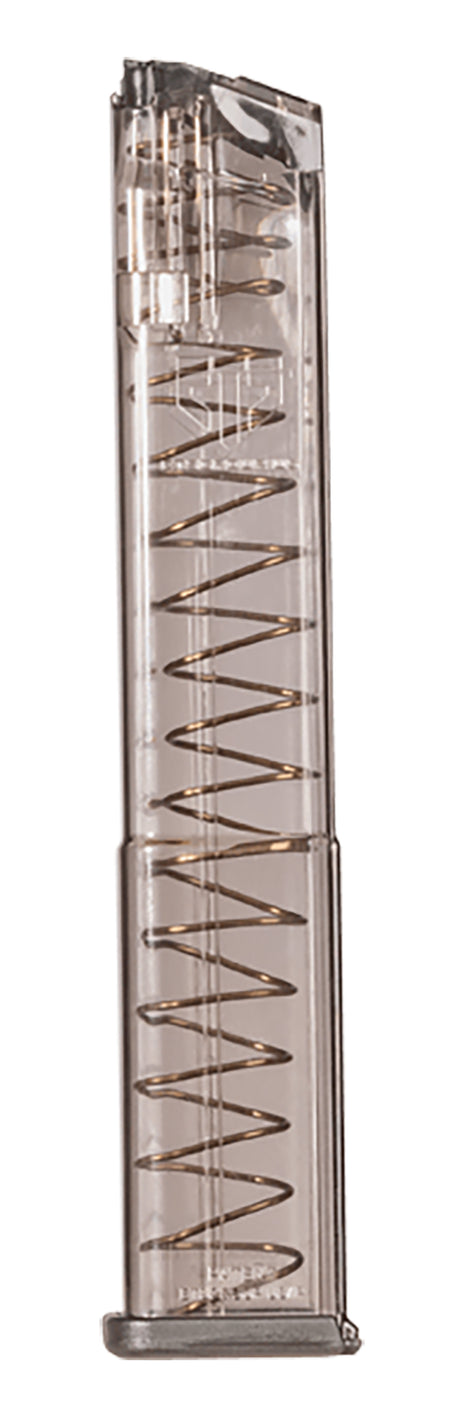 ETS Group 31rd 9mm Luger Smoke Polymer Pistol Mag for Glock 18