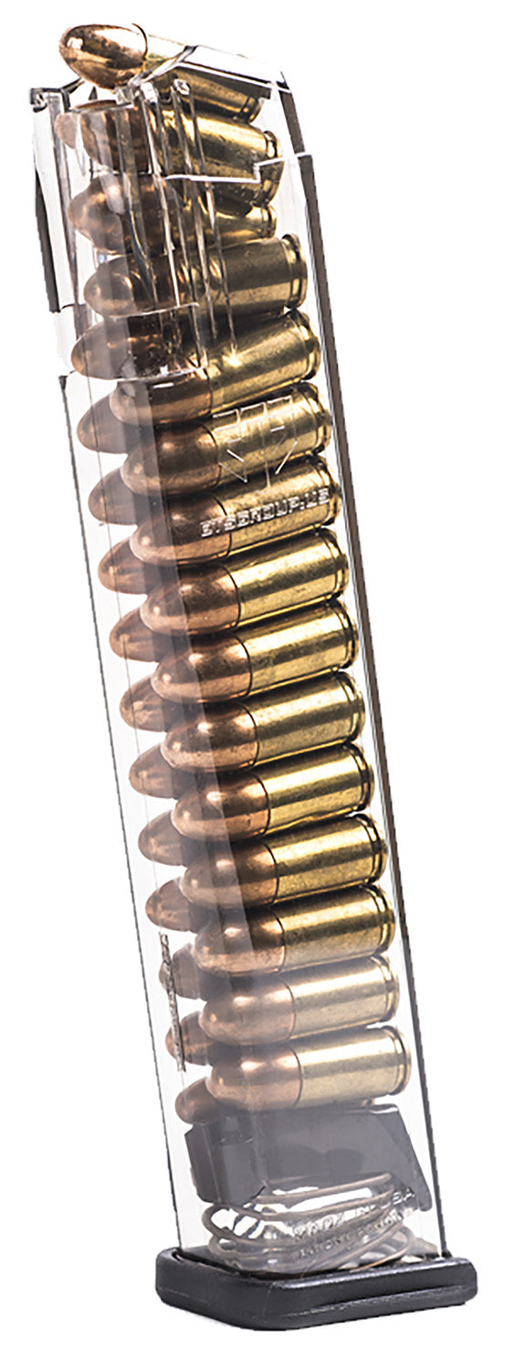 ETS Group 27rd Competition Legal 9mm Luger Smoke Polymer Pistol Mag for Glock 17
