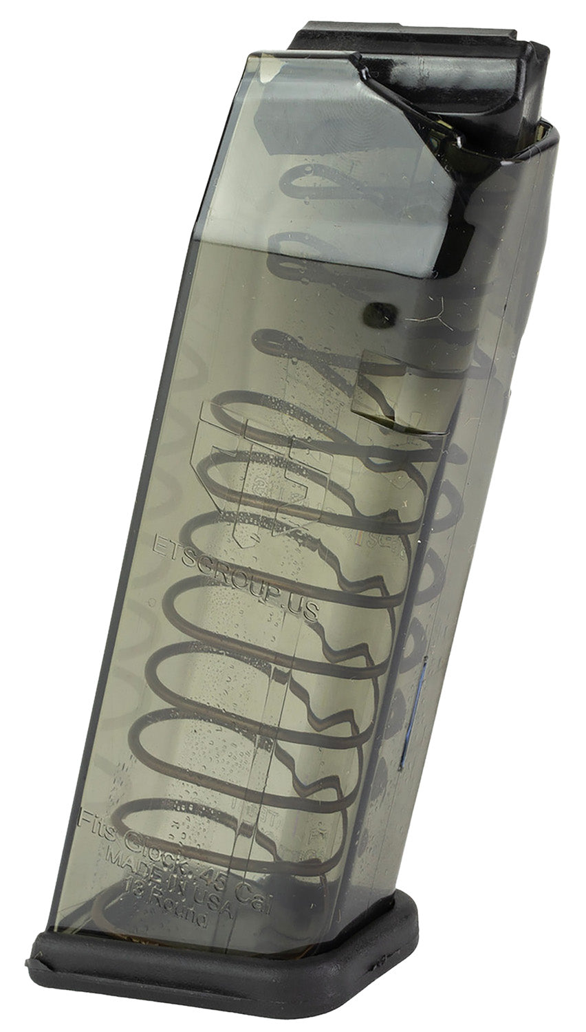 ETS Group 13rd Standard .45 ACP Smoke Polymer Pistol Mag for Glock 21/30/41