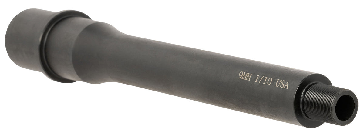 TacFire BAR9MM7BN AR-15 Replacement Barrel 9mm 7.50" Black Nitride Threaded