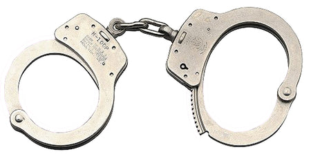 S&W 350135 Model 100P Push Pin Handcuffs Stainless Steel