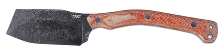 CRKT 2014 Razel Nax 4.29" Fixed Plain Black Stonewashed 1075 Carbon Steel Full-Tang Blade Weathered Resin Fiber Handle and Sheath