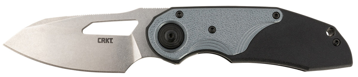CRKT 5410 Attaboy 2.73" Folding Plain D2 Steel Drop Point Blade GRN Handle IKBS Bearings Includes Pocket Clip