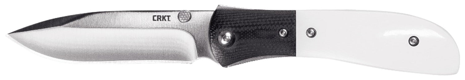 CRKT M4-02M Outburst Assisted Folder 3.25" Satin 8Cr13MoV Blade, Resin Infused Fiber Handle with G10 Bolster and Clip