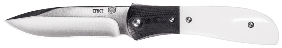 CRKT M4-02M Outburst Assisted Folder 3.25" Satin 8Cr13MoV Blade, Resin Infused Fiber Handle with G10 Bolster and Clip