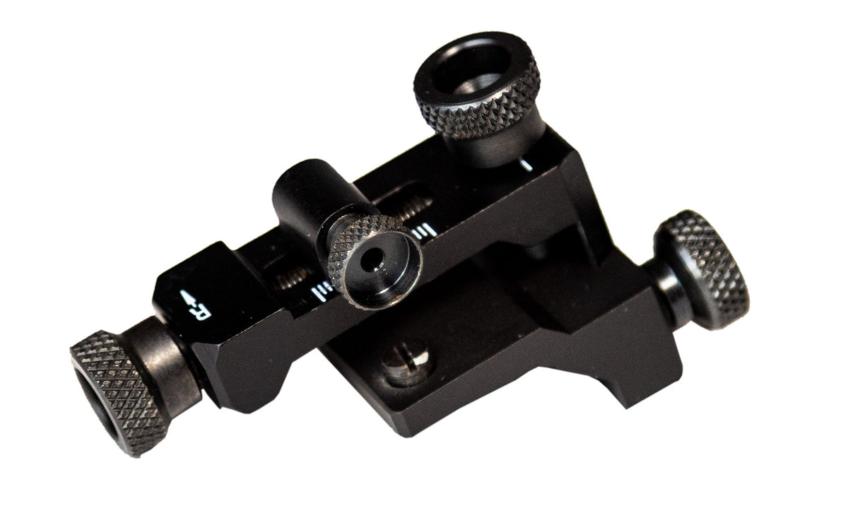 CVA AC1750 Micro-Adjust Long Range Peep & Globe Iron Sight Set for CVA Muzzleloaders Black