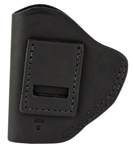 1791 Uncle Mikes UMIWB2MBLA Size 02 Matte Black Leather IWB Belt Clip Holster Right Hand Small Frame Revolver