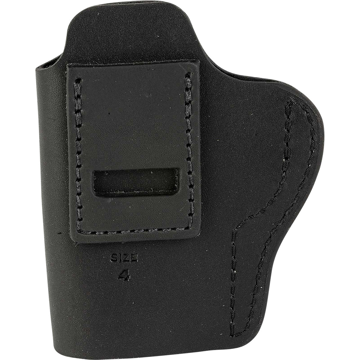1791 Uncle Mikes UMIWB4MBLA Size 04 Matte Black Leather IWB Belt Clip Holster Right Hand Glock 17/19