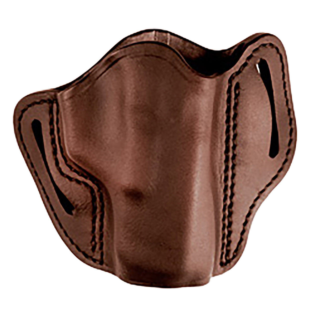 1791 Uncle Mikes UMOWB2BRWR Size 02 Brown Leather OWB Belt Slide Holster Right Hand Glock 17/19