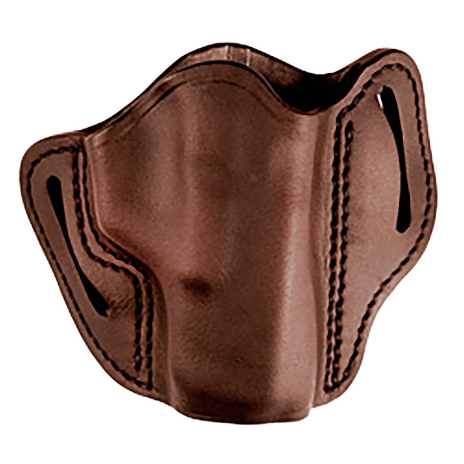 1791 Uncle Mikes UMOWB2BRWR Size 02 Brown Leather OWB Belt Slide Holster Right Hand Glock 17/19