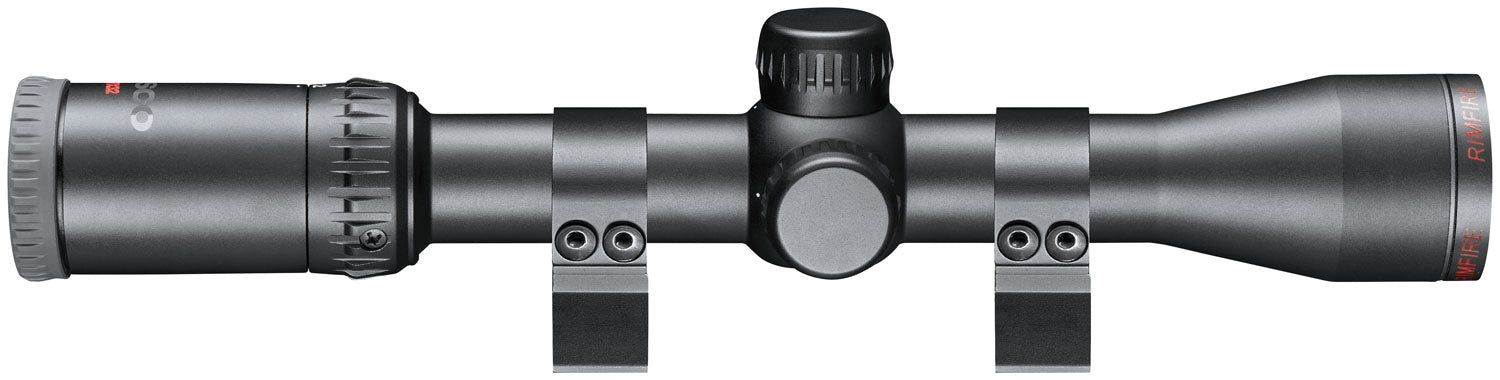 Tasco 2-7x32 Rimfire Rifle Scope with Truplex Reticle and Rings, Black