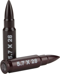 A-Zoom 5-Pack 5.7x28mm Metal Snap Cap Dummy Rounds