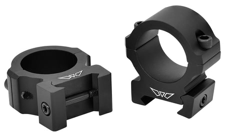Warne Vapor V601M Matte Black 1" Medium Horizontal Scope Rings 0 MOA