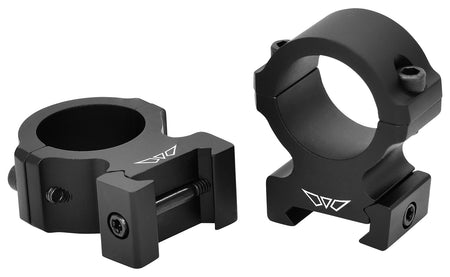 Warne Vapor V602M Matte Black 1" High Horizontal Scope Rings 0 MOA