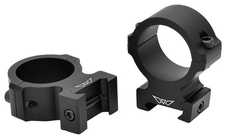 Warne Vapor V615M Matte Black 30mm High Horizontal Scope Rings 0 MOA