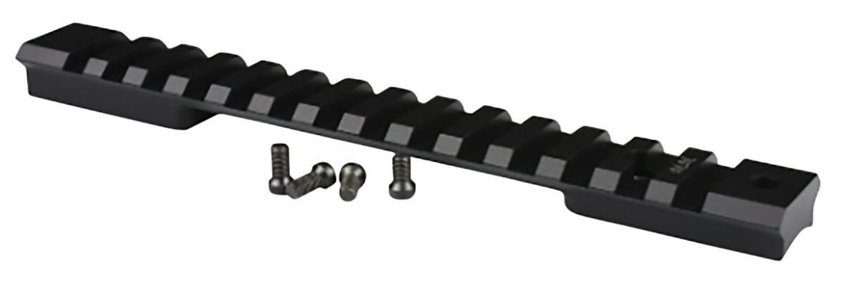 Warne Mountain Tech 7664M Black Anodized Aluminum Tactical Rail Savage Style Short Action 0 MOA