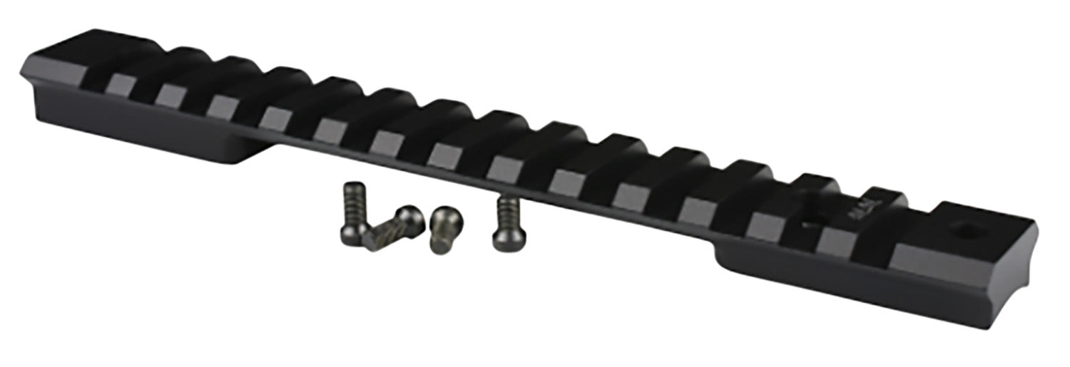 Warne Mountain Tech 7664M Black Anodized Aluminum Tactical Rail Savage Style Short Action 0 MOA