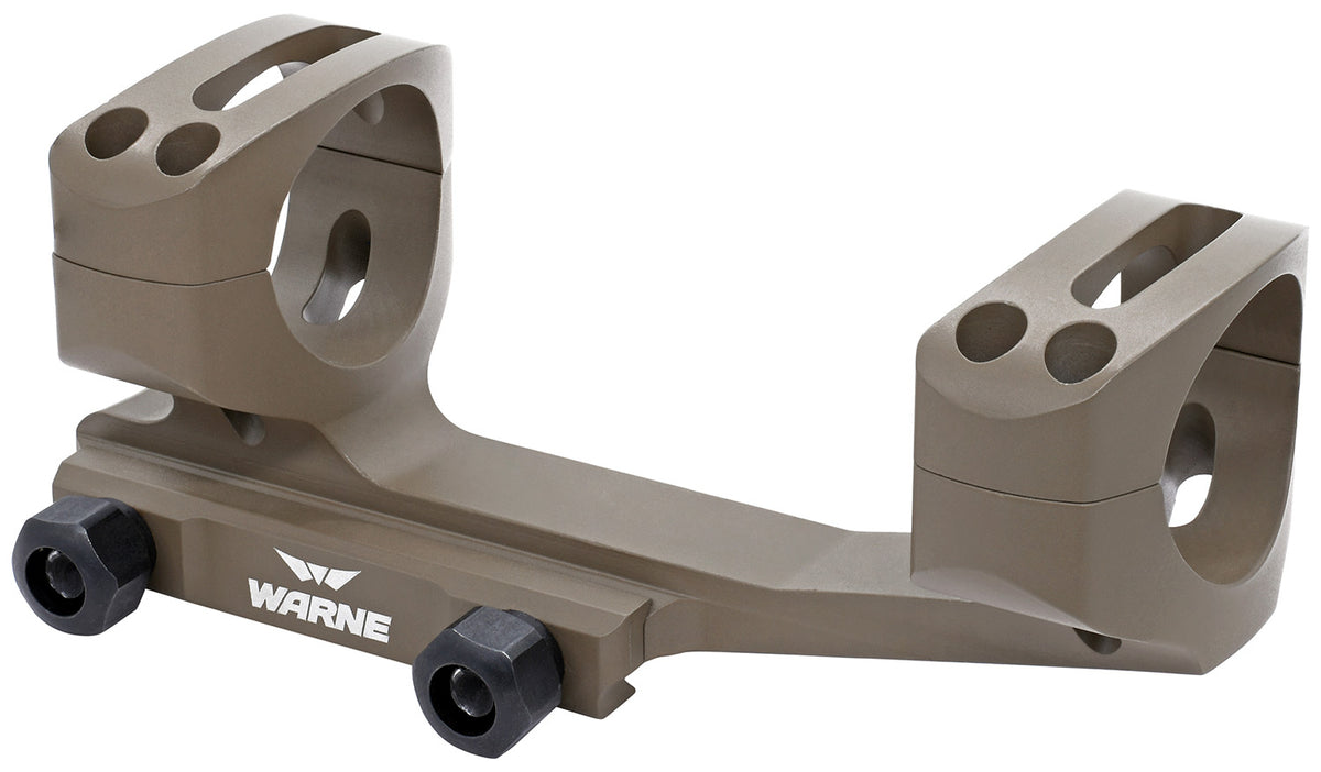 Warne XSKEL 30mm Skeletonized Scope Ring Mount Combo Flat Dark Earth Cerakote
