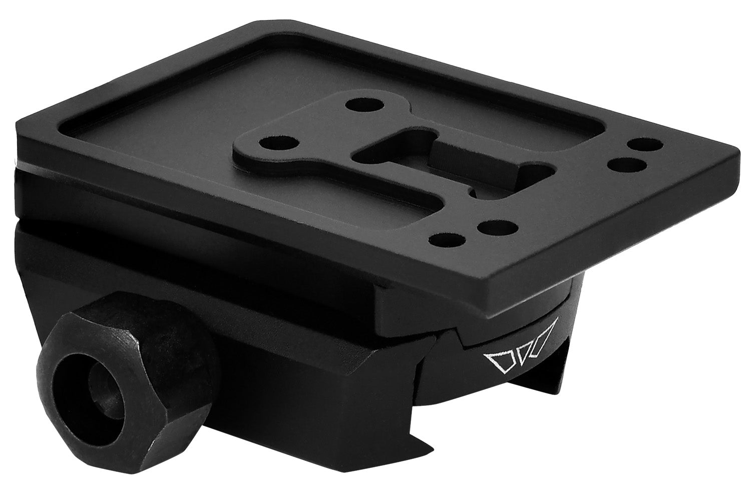 Warne 6104M Modular Red-Dot Riser Mount Holosun AEMS Black Anodized
