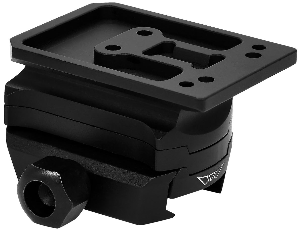 Warne 6105M Adjustable Height Red-Dot Riser Holosun AEMS Black Anodized