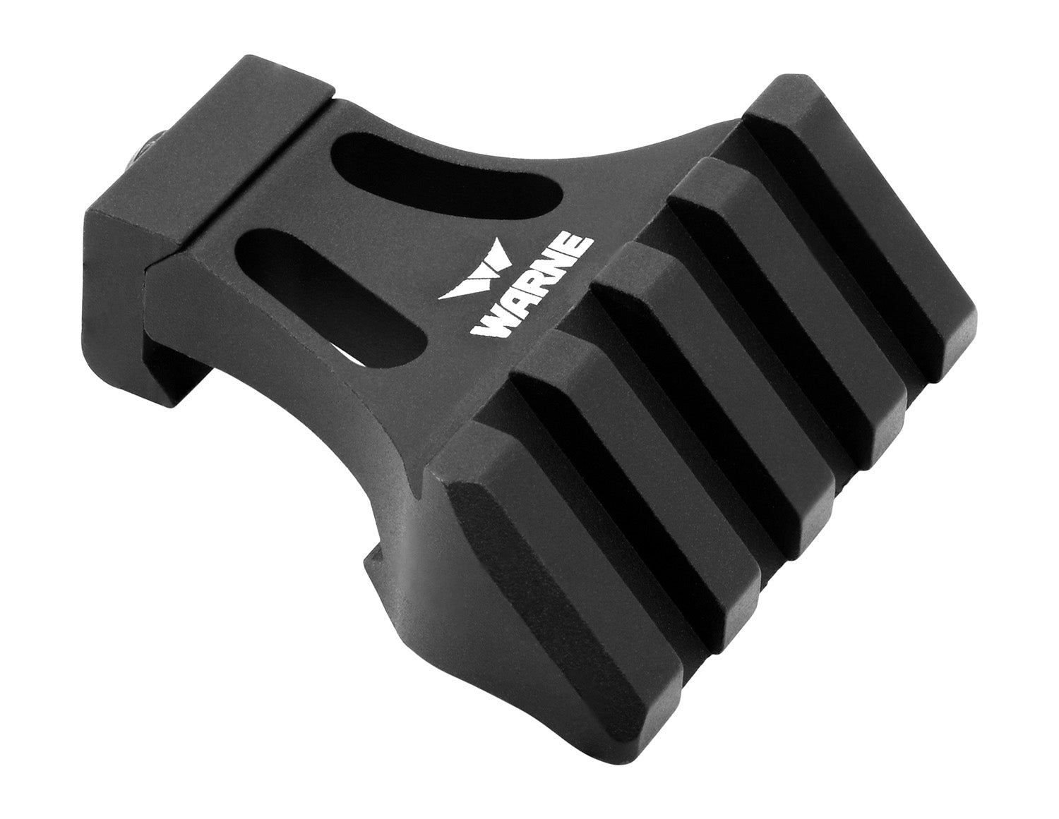 Warne A645TW Compact 45-Degree Picatinny Rail Side Adapter Matte Black