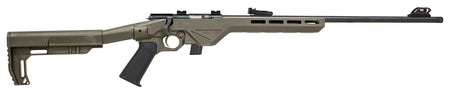 Citadel CIT22LRBLTFDE Trakr 22 LR 10+1 18" Blued Steel Barrel & Receiver, Flat Dark Earth Synthetic Stock