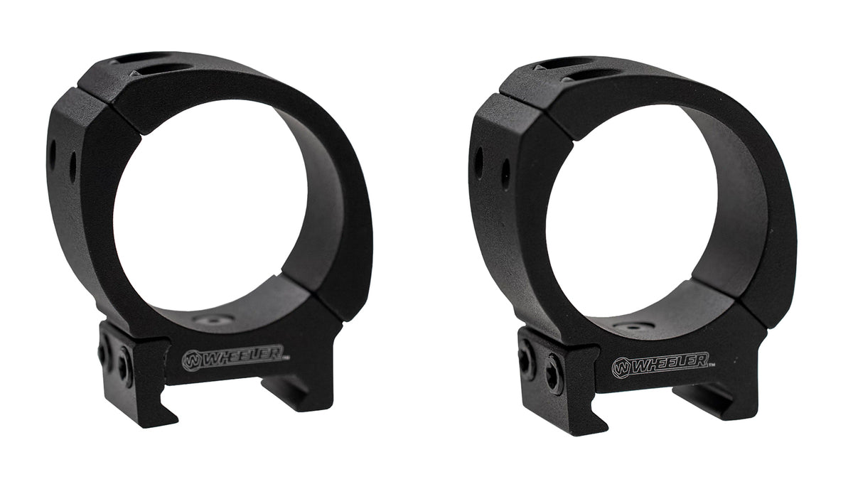 Wheeler 1133754 Sporter 34mm Medium Scope Rings Matte Black