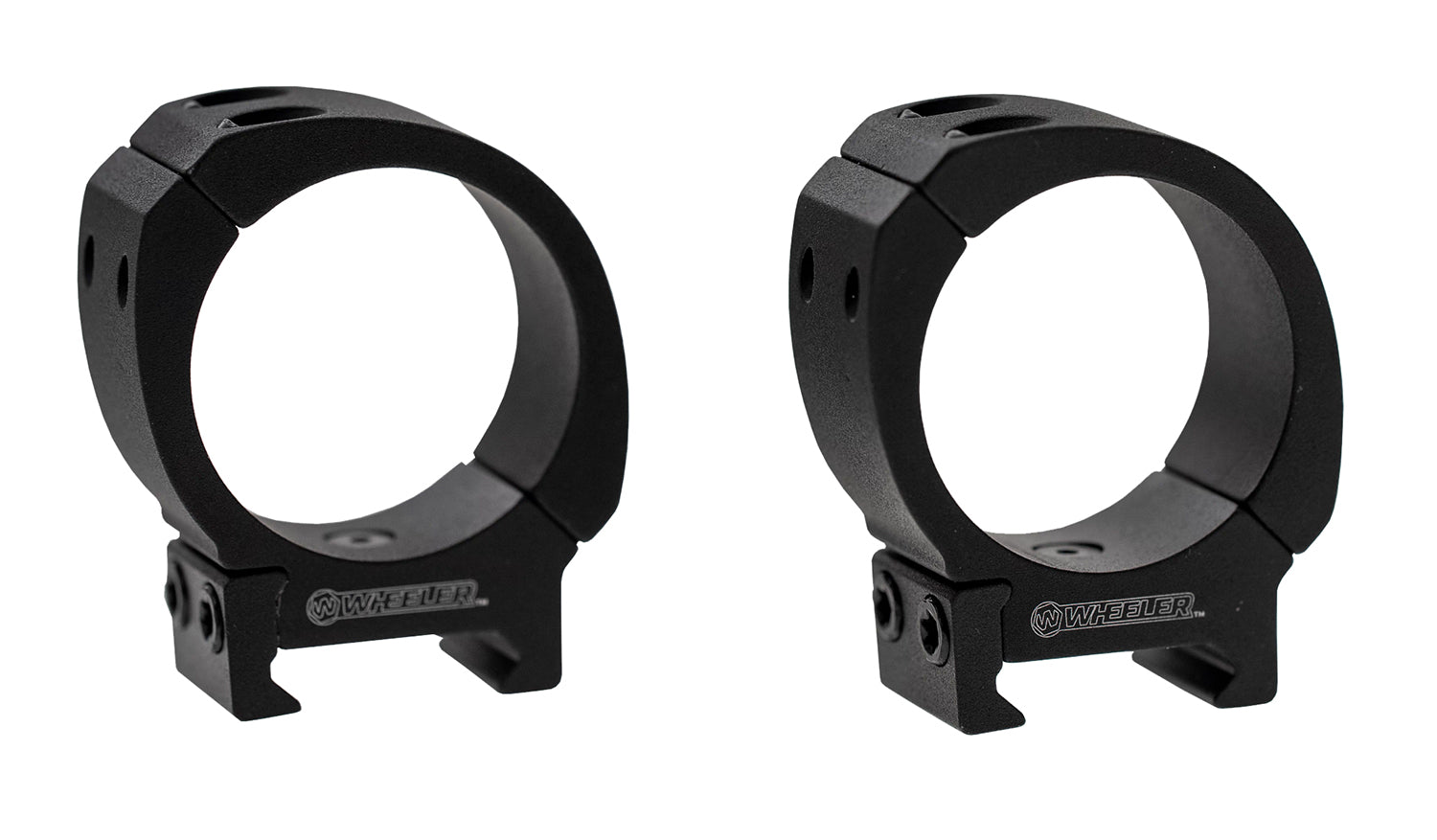 Wheeler 1133754 Sporter 34mm Medium Scope Rings Matte Black