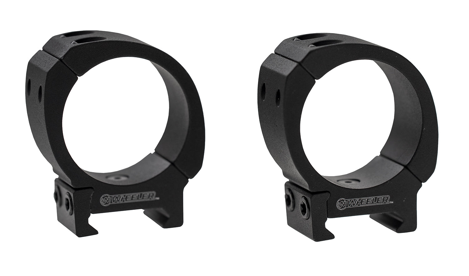 Wheeler 1133750 Sporter 30mm Low Scope Rings Matte Black