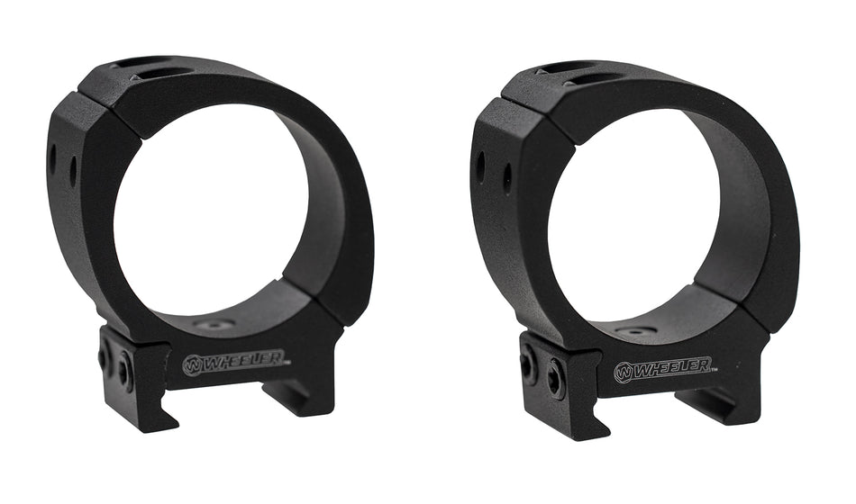 Wheeler 1133750 Sporter 30mm Low Scope Rings Matte Black