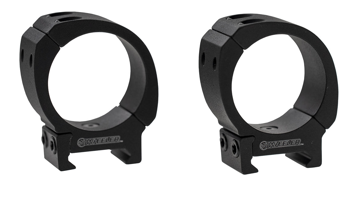 Wheeler 1133751 Sporter 30mm Medium Scope Rings Matte Black