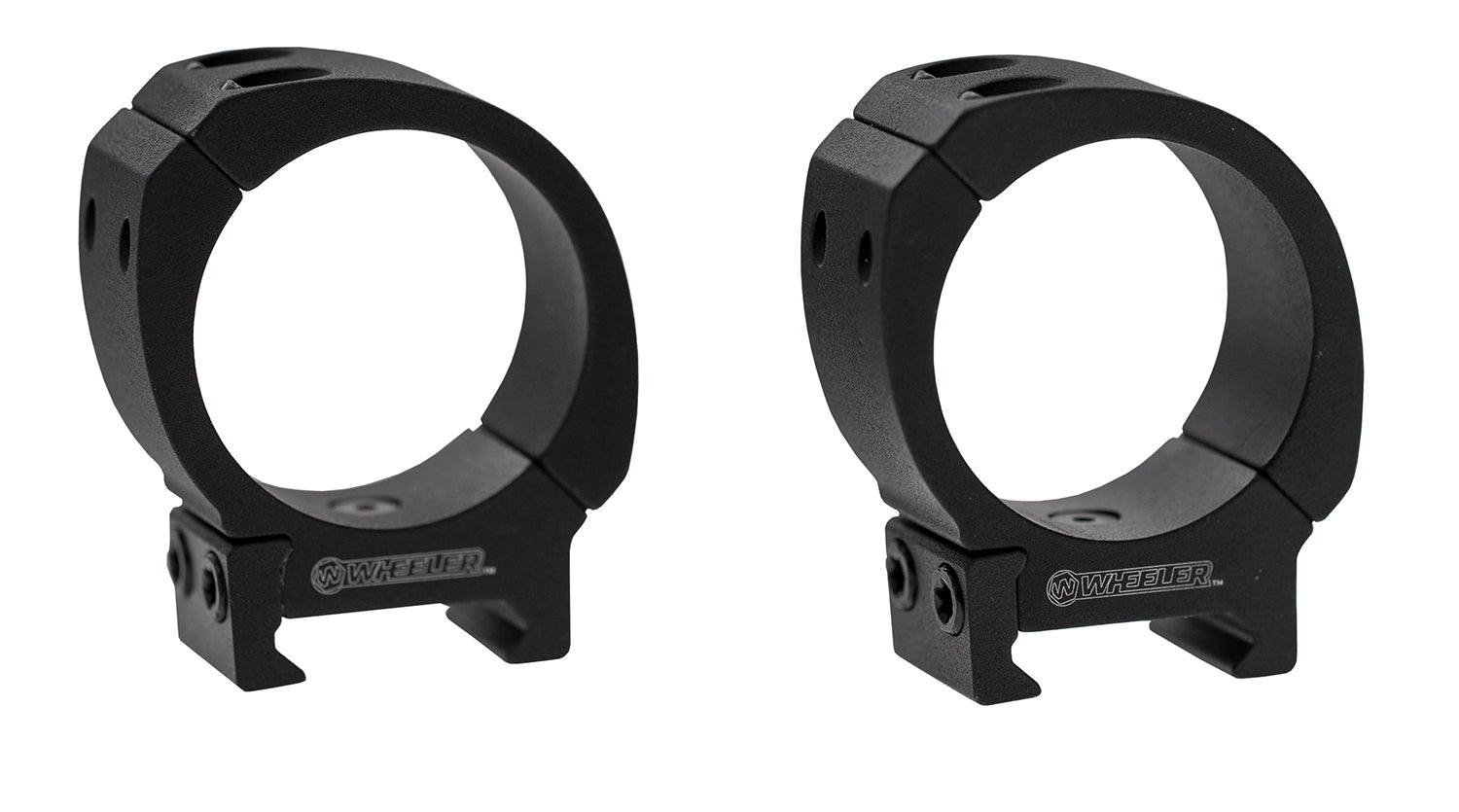 Wheeler 1133751 Sporter 30mm Medium Scope Rings Matte Black