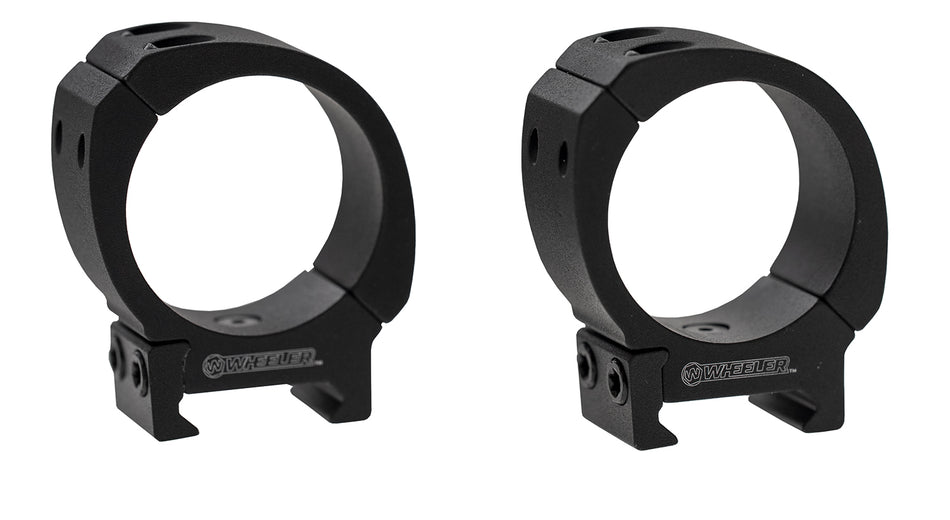 Wheeler 1133752 Sporter Bi-Weaver Scope Rings Matte Black 30mm High