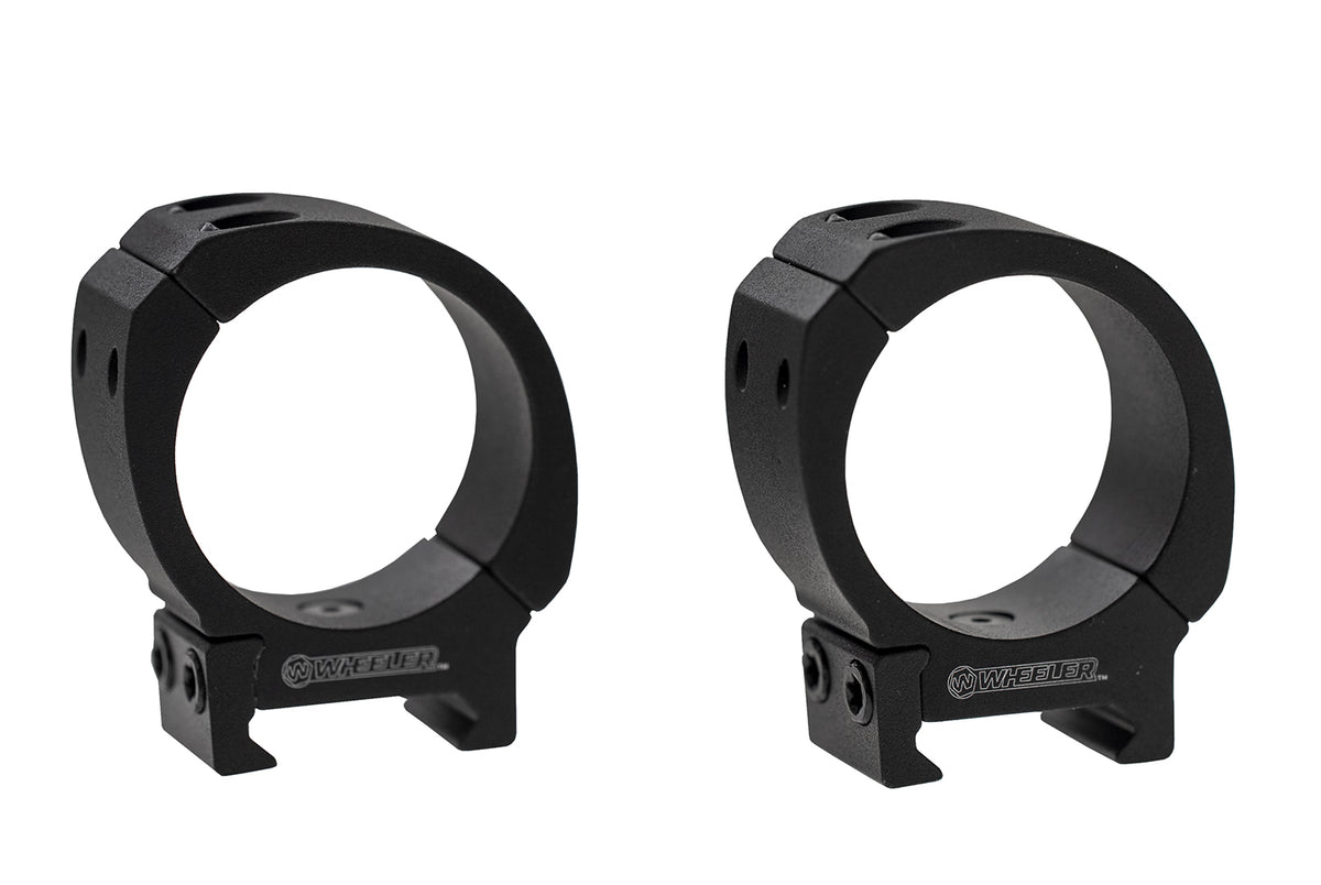 Wheeler 1133748 Sporter 1" Medium Scope Rings Matte Black