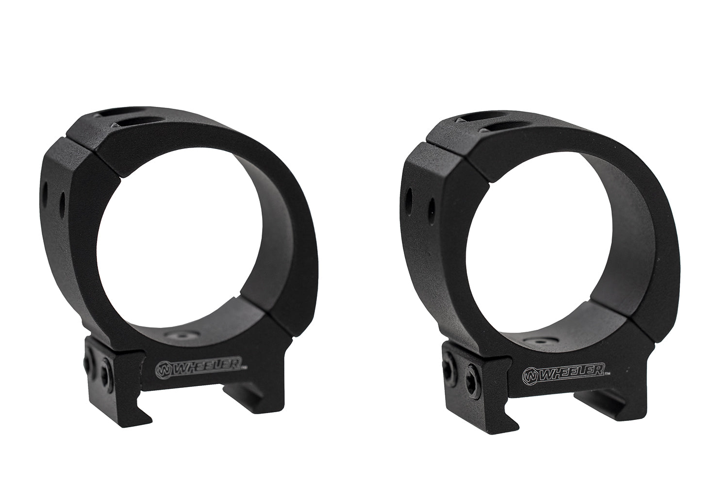 Wheeler 1133748 Sporter 1" Medium Scope Rings Matte Black