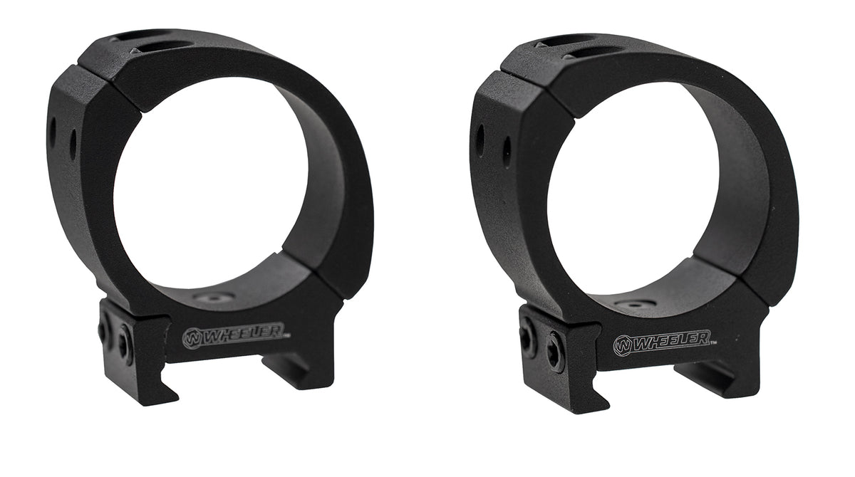 Wheeler 1133749 Sporter 1" High Scope Rings Matte Black