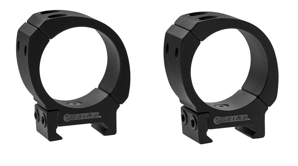 Wheeler 1133749 Sporter 1" High Scope Rings Matte Black