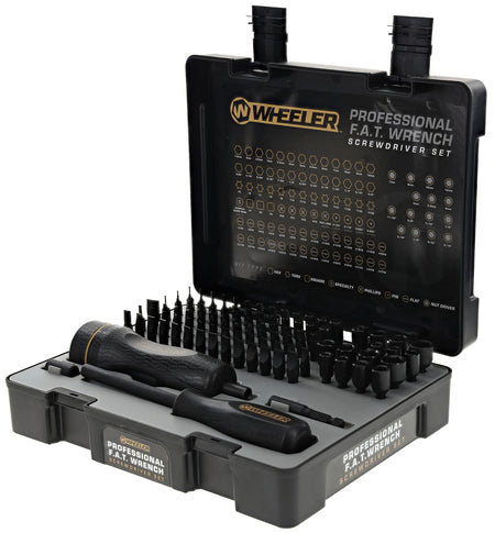 Wheeler 100-Piece FAT Wrench Professional Gunsmithing Screwdriver Kit, 10-65 In-Lb