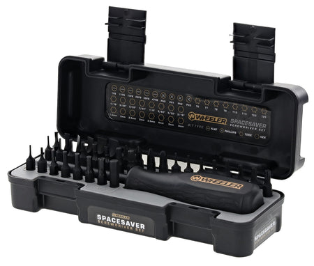 Wheeler 36-Piece Compact Gunsmithing Screwdriver Set with Hex, Torx, and Phillips Bits