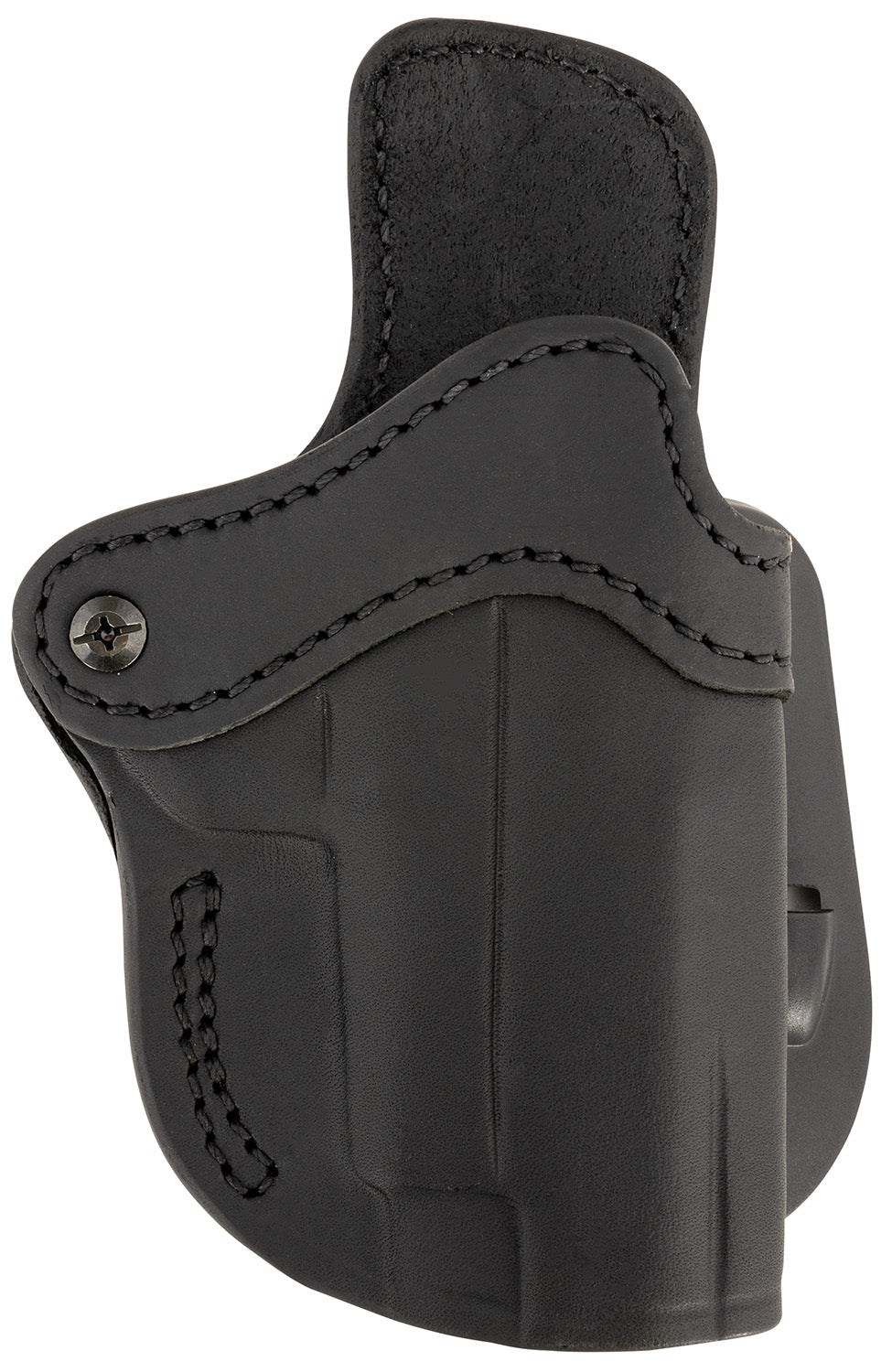 1791 Gunleather Optic Ready Open Top OWB Paddle Holster Size 2.3 Signature Brown Leather Fits Glock 17/Walther PPQ RH