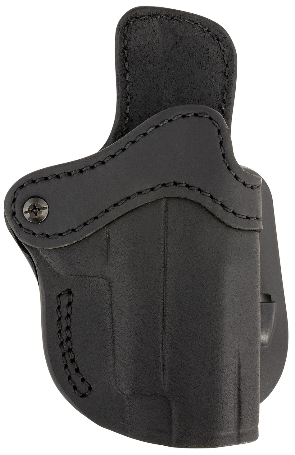1791 Gunleather Optic Ready Open Top OWB Paddle Holster Size 2.3 Signature Brown Leather Fits Glock 17/Walther PPQ RH