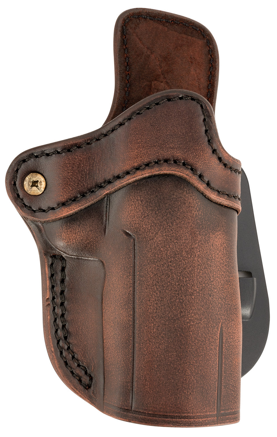 1791 Gunleather Optic Ready Open Top OWB Paddle Holster Size 2.4 Vintage Leather Fits Sig P320/Glock 45/HK VP9 RH