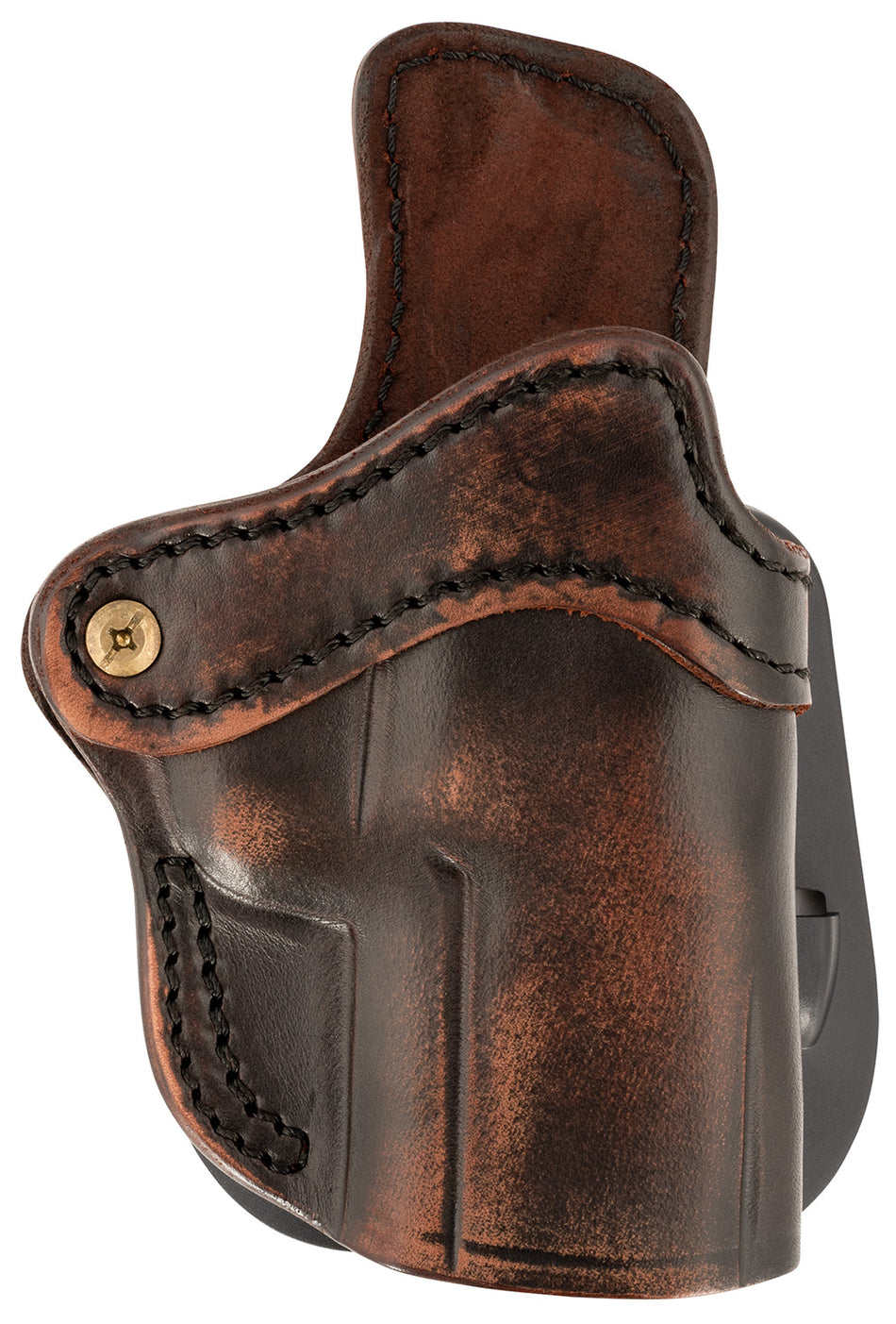 1791 Gunleather Optic Ready Open Top OWB Paddle Holster Size 2.4S Vintage Leather Fits H&K VP9SK/FN 509 Right Hand