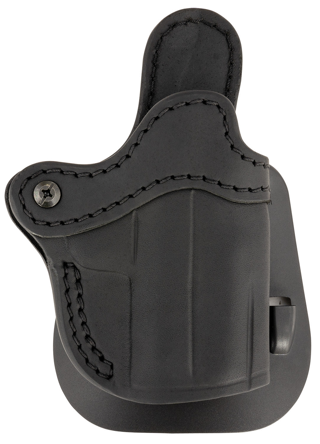 1791 Gunleather Optic Ready Open Top OWB Compact Paddle Holster Black Leather Fits Glock 43/Taurus GX4/Sig P365 RH
