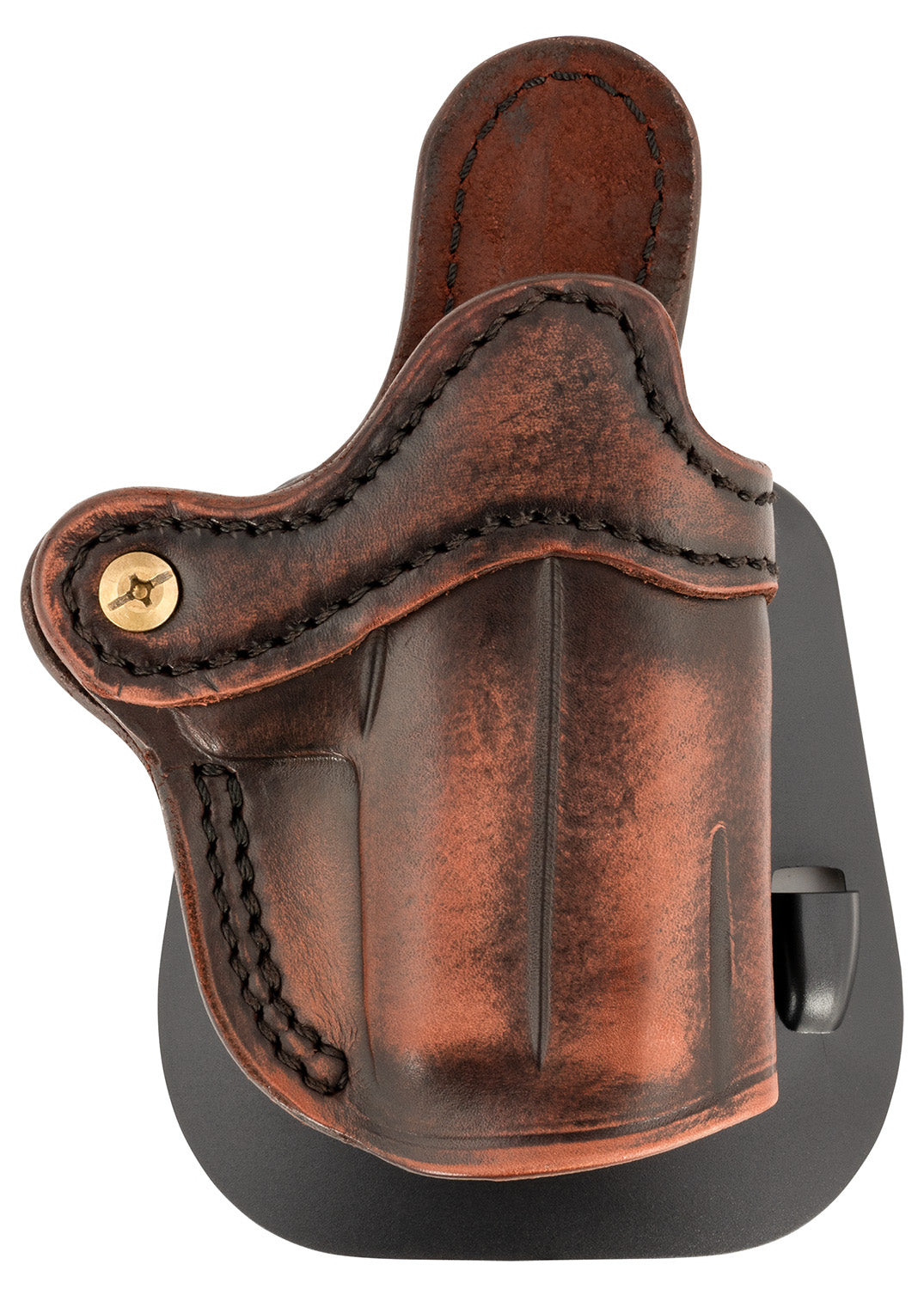 1791 Gunleather Optic Ready Open Top OWB Compact Paddle Holster Vintage Leather Fits Glock 43/Taurus GX4/Sig P365 RH