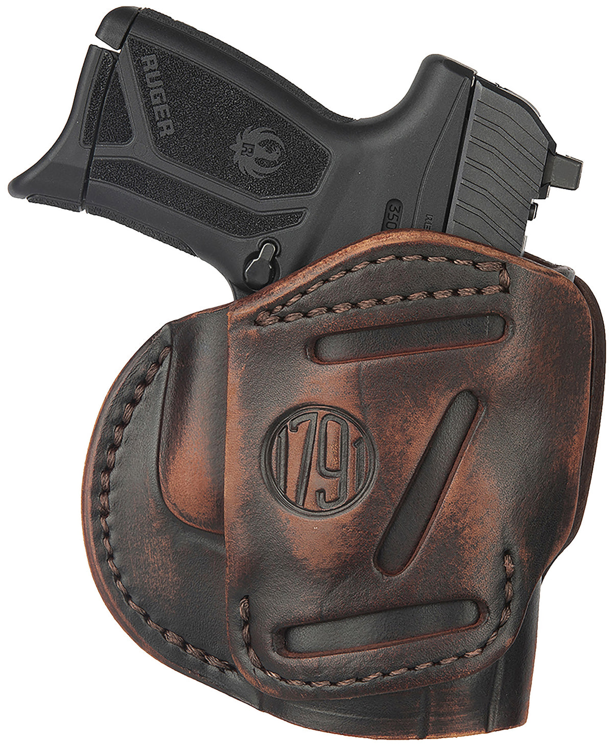 1791 Gunleather 3-Way IWB OWB Leather Holster Size 04 Vintage Fits Springfield XDS/Walther PPS/Taurus G2C Ambidextrous