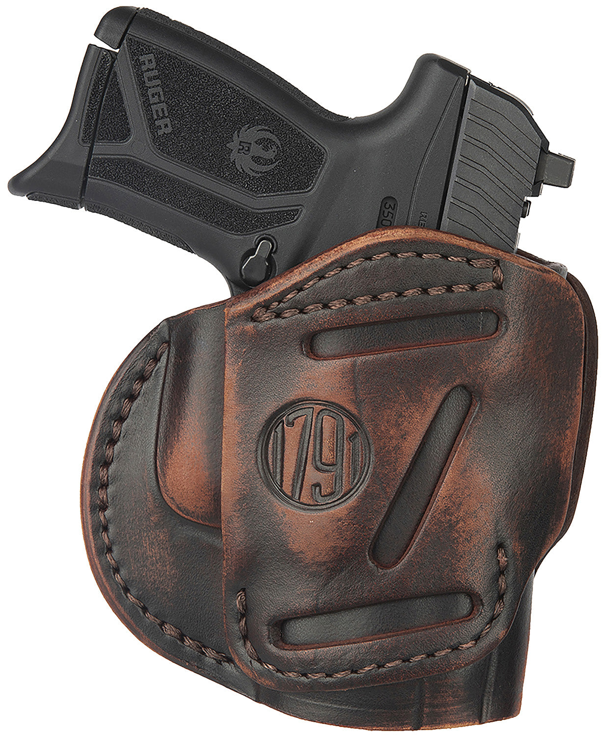 1791 Gunleather 3-Way IWB OWB Leather Holster Size 04 Vintage Fits Springfield XDS/Walther PPS/Taurus G2C Ambidextrous