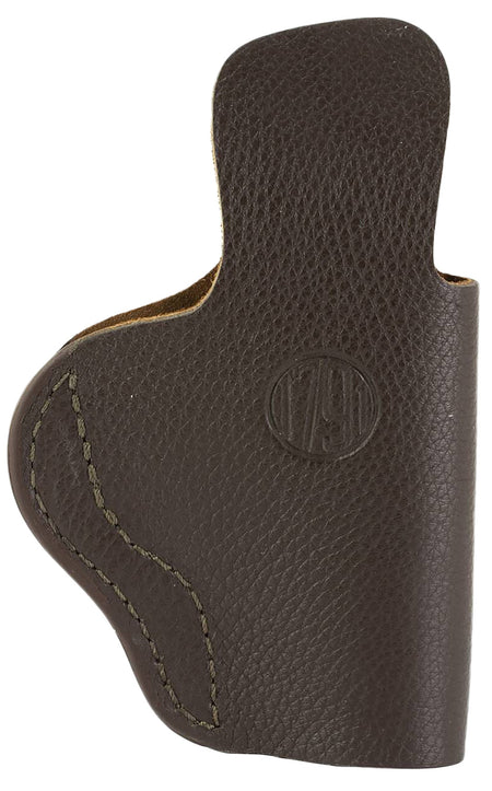 1791 Gunleather Fair Chase IWB Left Hand Holster Size 04 Brown Deer Hide Belt Clip Fits Glock 17 19